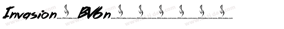 Invasion-BV6n字体转换