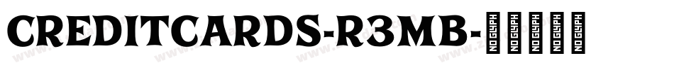 CreditCards-r3mB字体转换