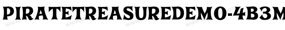 PirateTreasureDemo-4B3MB字体转换