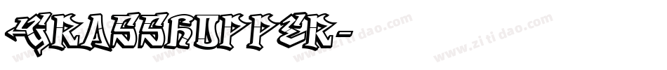 Grasshopper字体转换