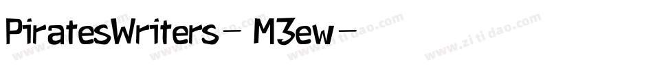 PiratesWriters-M3ew字体转换