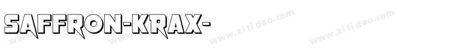 Saffron-KRAX字体转换