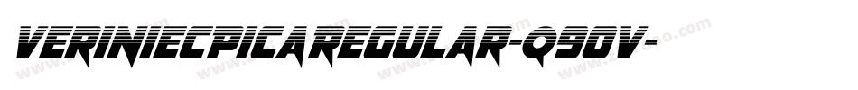 VeriNiecPicaRegular-q9OV字体转换