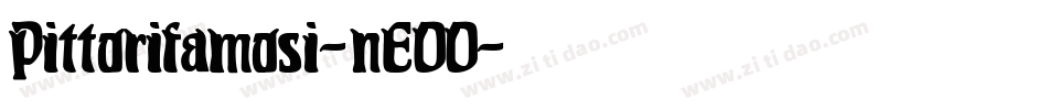 Pittorifamosi-nEOO字体转换