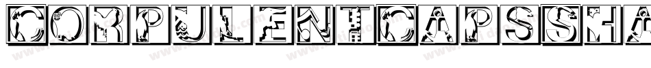 CorpulentCapsShadowBrk-pjdy字体转换 CorpulentCapsShadowBrk-pjdy字体转换