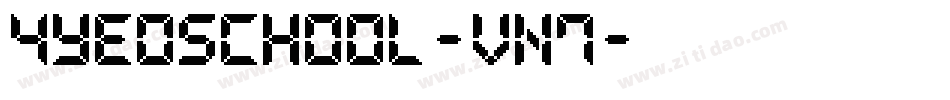 4Yeoschool-vn7字体转换