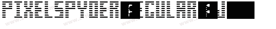 PixelSpyder20Regular-4jw9字体转换