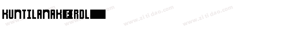 Kuntilanak-jErDl字体转换
