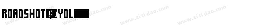 RoadShot-qZYDl字体转换
