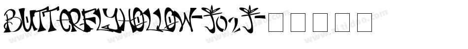 ButterflyHollow-j02j字体转换