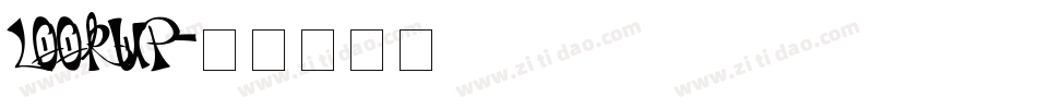 lookup字体转换