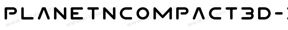 PlanetNCompact3D-zPOl字体转换