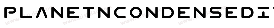 PlanetNCondensedItalic-Rmwe字体转换
