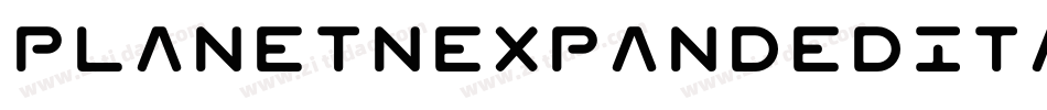 PlanetNExpandedItalic-89yA字体转换