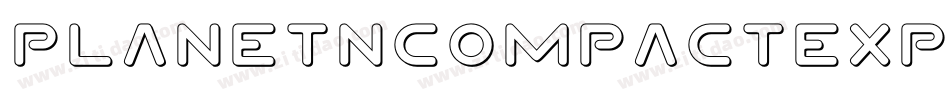 PlanetNCompactExpanded-9O30字体转换
