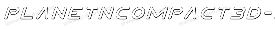 PlanetNCompact3D-zPOl字体转换