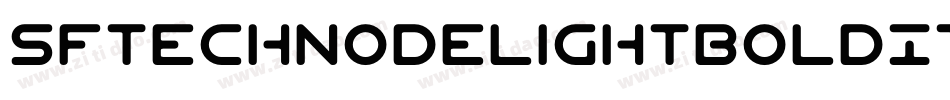 SfTechnodelightBoldItalic-zJla字体转换 SfTechnodelightBoldItalic-zJla字体转换