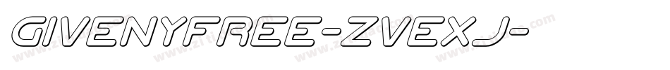 GivenyFree-ZVExJ字体转换