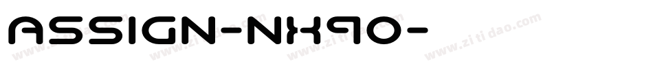 Assign-nX9O字体转换 Assign-nX9O字体转换