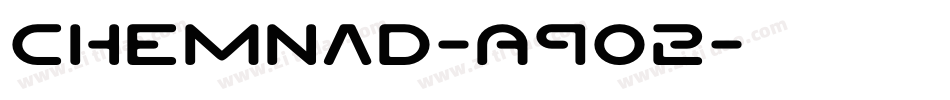 Chemnad-A9o2字体转换