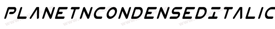PlanetNCondensedItalic-Rmwe字体转换