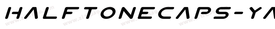 HalftoneCaps-Ya98字体转换