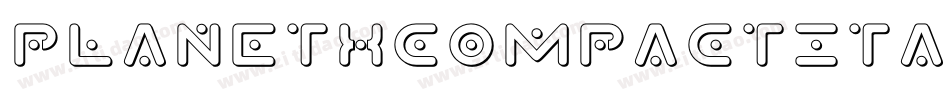 PlanetXCompactItalic-89yn字体转换