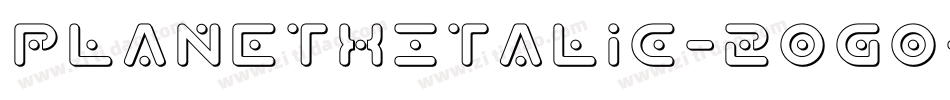 PlanetXItalic-2oGo字体转换