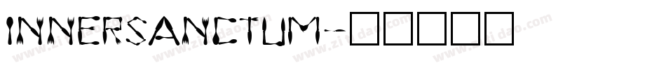 INNERSANCTUM字体转换