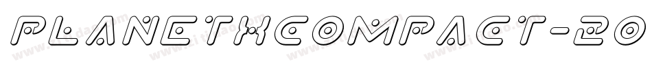 PlanetXCompact-2oGX字体转换