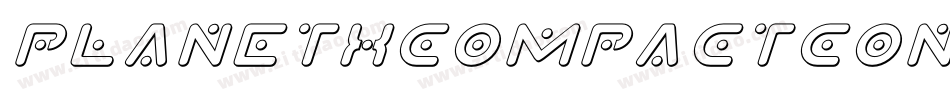 PlanetXCompactCondensed-nBaO字体转换