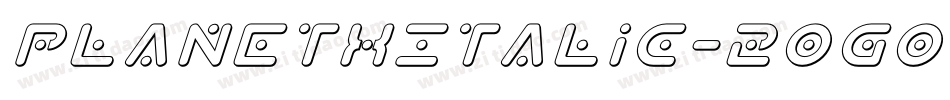 PlanetXItalic-2oGo字体转换
