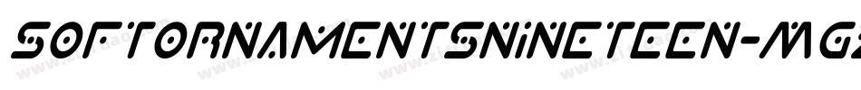 SoftOrnamentsNineteen-MGzv字体转换 SoftOrnamentsNineteen-MGzv字体转换