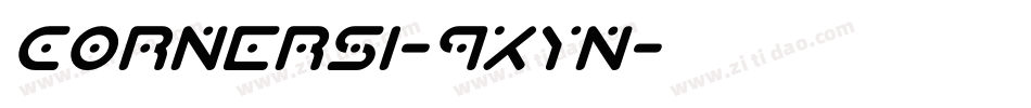 Corners1-9xYn字体转换