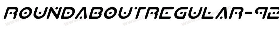 RoundaboutRegular-92yn字体转换