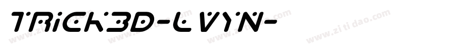 Trick3D-LVYn字体转换