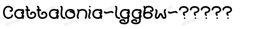 Cattalonia-lgg6w字体转换