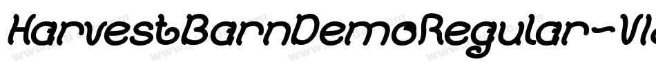 HarvestBarnDemoRegular-V1JV字体转换