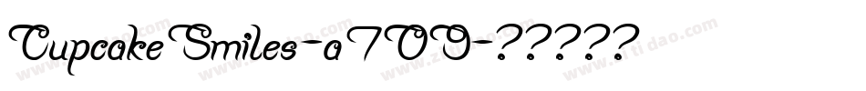 CupcakeSmiles-a709字体转换