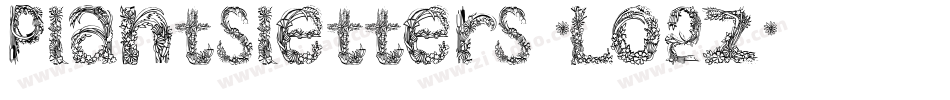 Plantsletters-LO2Z字体转换