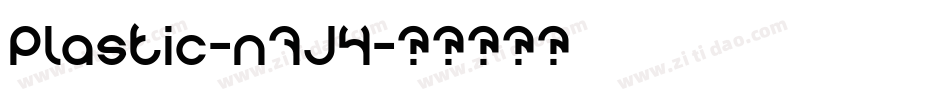 Plastic-n7J4字体转换