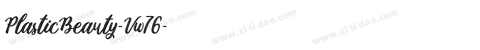 PlasticBeauty-Vw76字体转换