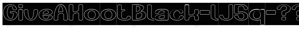 GiveAHootBlack-lJ5q字体转换
