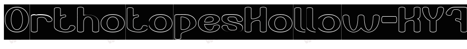 OrthotopesHollow-KY7l字体转换