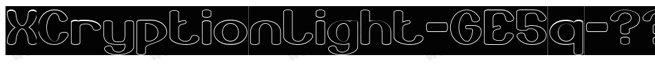 XCryptionLight-GE5q字体转换