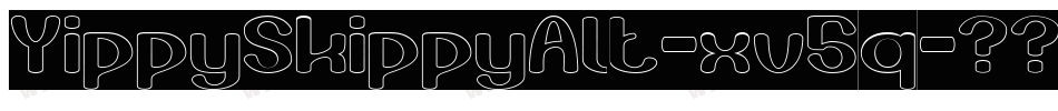 YippySkippyAlt-xv5q字体转换