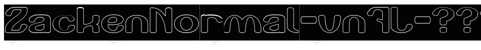 ZackenNormal-vn7L字体转换 ZackenNormal-vn7L字体转换