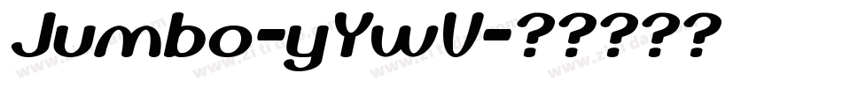 Jumbo-yYwV字体转换