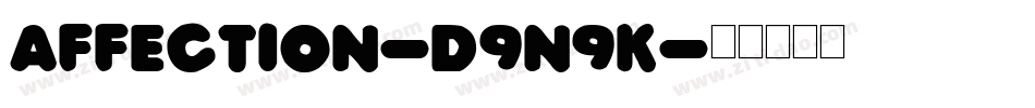 Affection-d9n9K字体转换