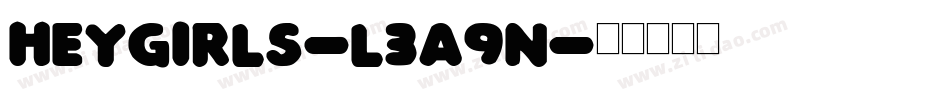 HeyGirls-L3A9n字体转换